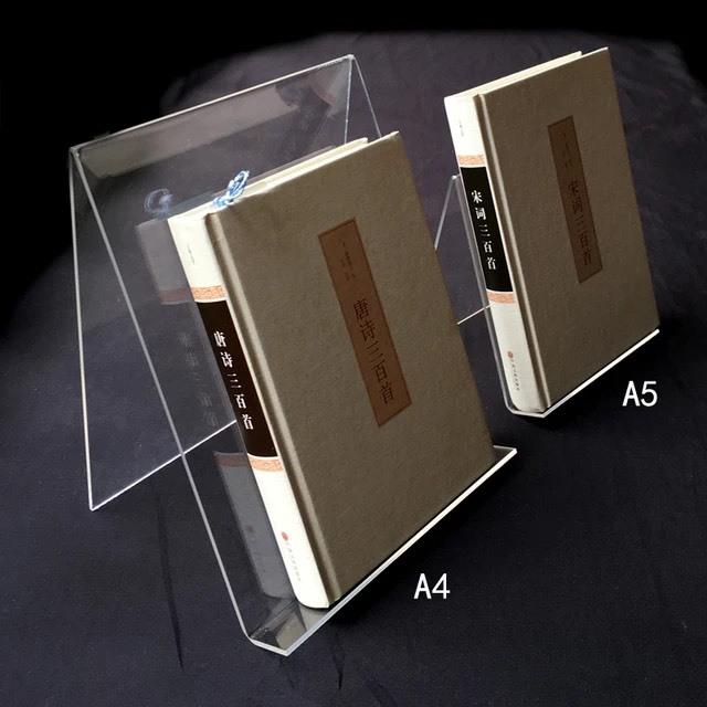 Kệ Mica, Acrylic, Giá trưng bày sách, album ảnh, dày 3mm - Vàng xuyên sángFS212