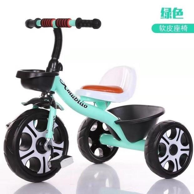 Xe 3 bánh ghế da và có hộp đựng đồ đằng sau cho bé #xebabanh, #xechoichan