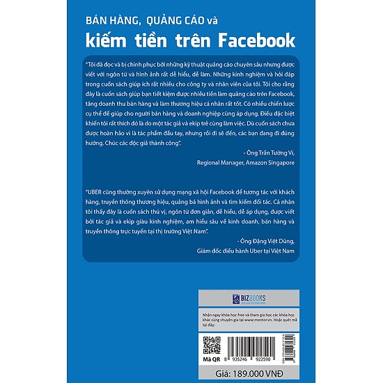 Bán Hàng, Quảng Cáo Và Kiếm Tiền Trên Facebook  ( tặng kèm chì siêu xinh )