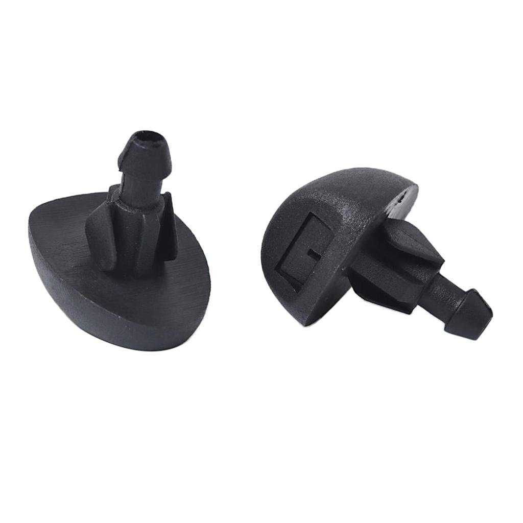 2PCS Windshield Wiper Water Spray Jet Washer Nozzles for Citroen Peugeot