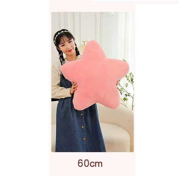 Gối ôm hình ngôi sao may mắn Lucky Star siêu mềm mịn (30cm---&gt;60cm) Thú bông ngôi sao cute êm ái, an toàn cho trẻ nhỏ