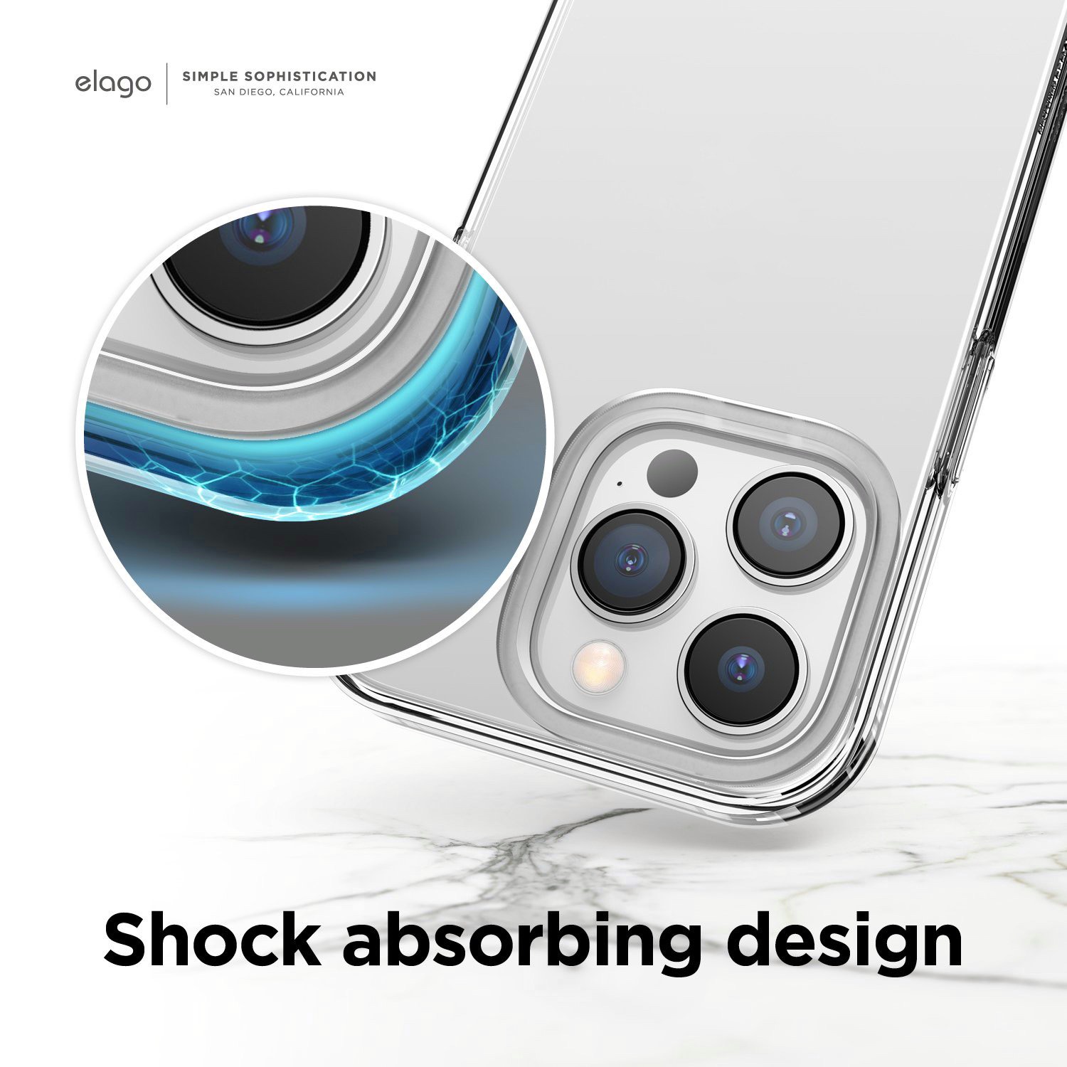 Ốp lưng dành cho iPhone 14 Pro/ 14 Pro Max Elago Hybrid Case - Hàng Chính Hãng