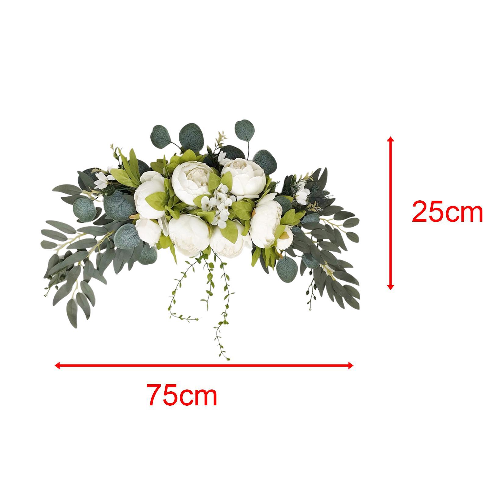 Wedding Arch Flowers Backdrop Arch Decorative for Wedding Party Welcome Sign