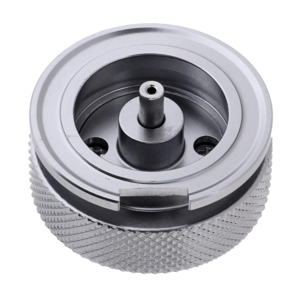 Outdoor Gas Tank Propane Refill Adapter Aluminum Alloy Gas Stove Connector for Outdoor Picnic BBQ Garden Party