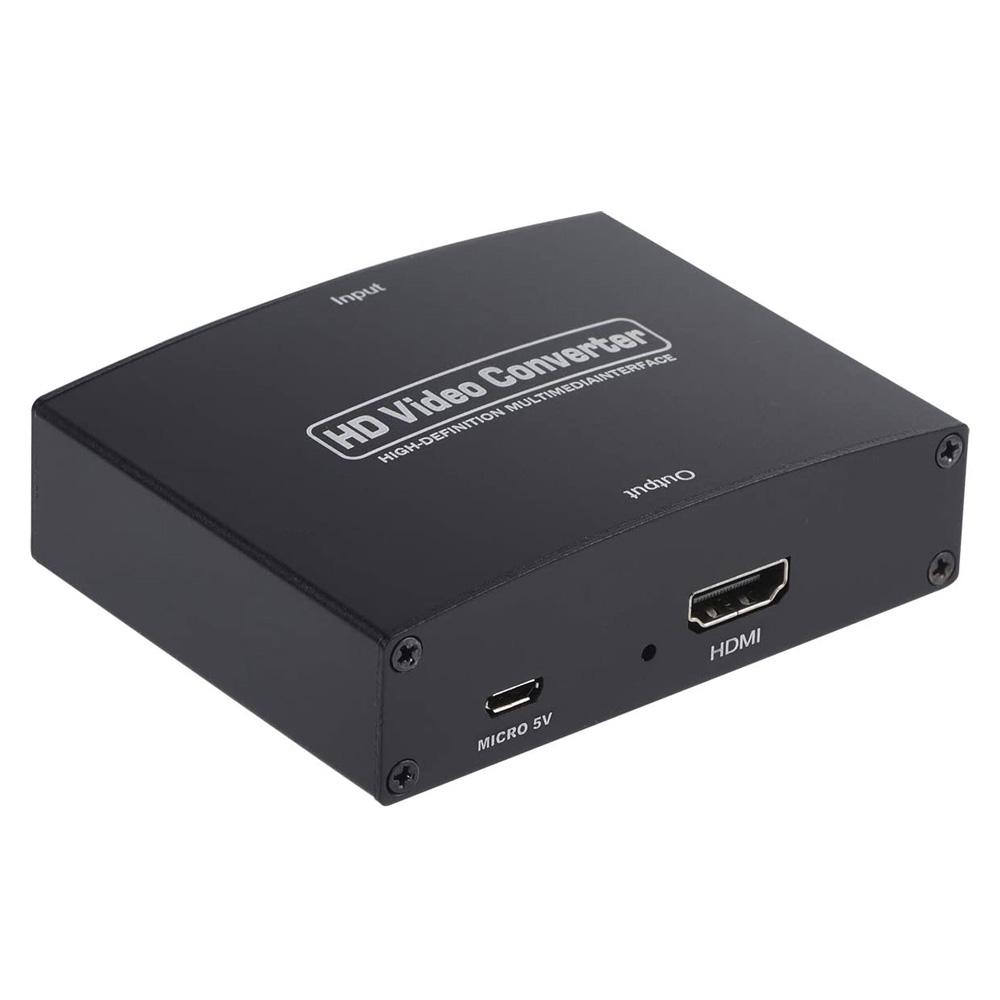 NK-P60 YPbPr to HD Converter High-definition for Audio Synchronization 1080P HD Stable Transmission Clear Image DC 5V1A