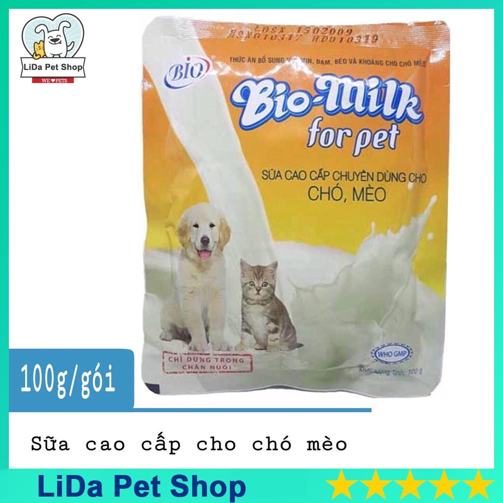 Sữa cho chó mèo thú cưng Bio Milk 100g - Sữa bột cho chó mèo