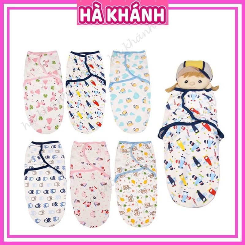 Ủ kén cho bé sơ sinh 100% cotton mềm mại an toàn cho bé