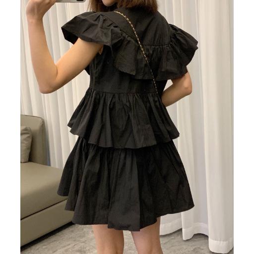 Váy đầm nữ đi chơi đi biển, đầm nữ phối bèo tiểu thư, Váy Bèo Babydoll Dễ Thương