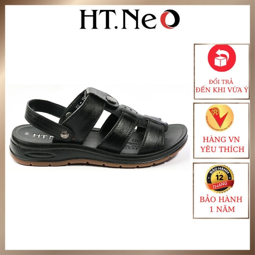 Sandal nam da bò cao cấp đế cao 3.5cm SD96-DE