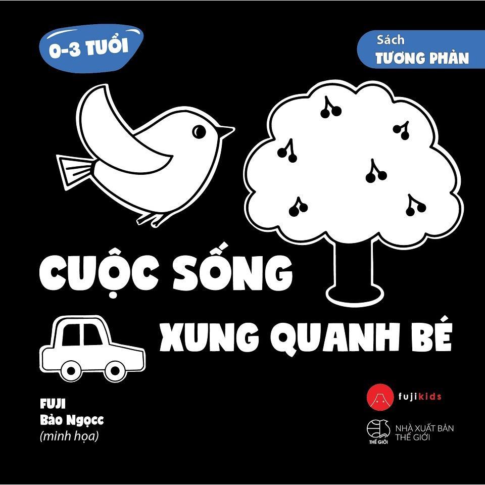 Sách Tương Phản - Bồi Cứng Dành Cho Các Bé Từ 0-3 Tuổi - Bản Quyền