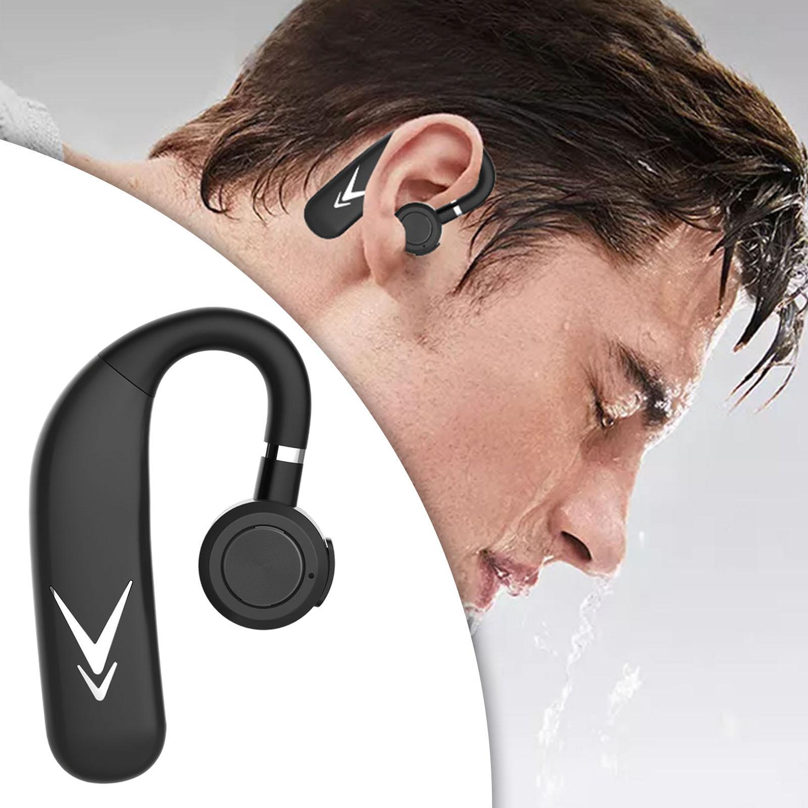 J6 True Wireless Earbuds Hanging Ear Rotating Long Standby for Travel