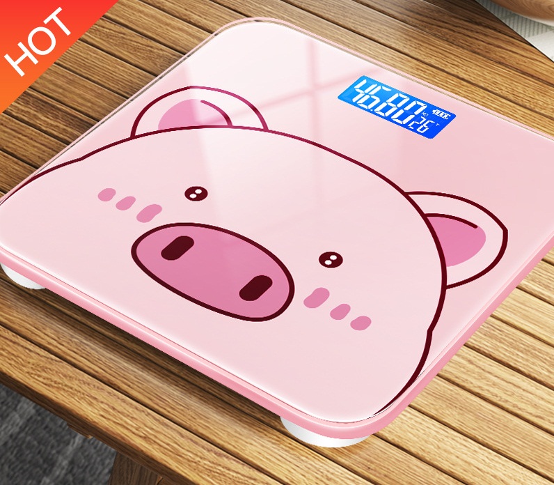 Cân Sức Khỏe Personal Scale - Cân Hình Heo Hồng Kute