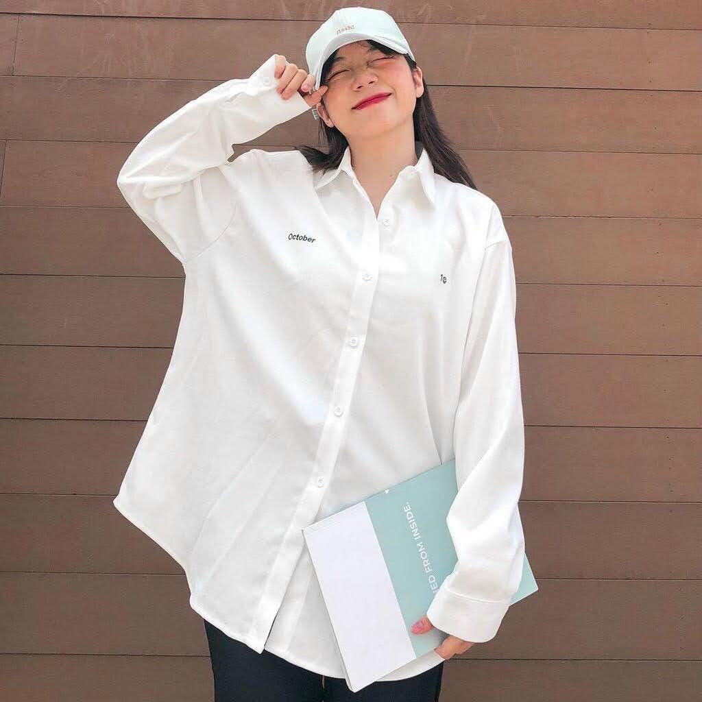 Áo khoác da lộn sơ mi nam nữ yoyo10oct