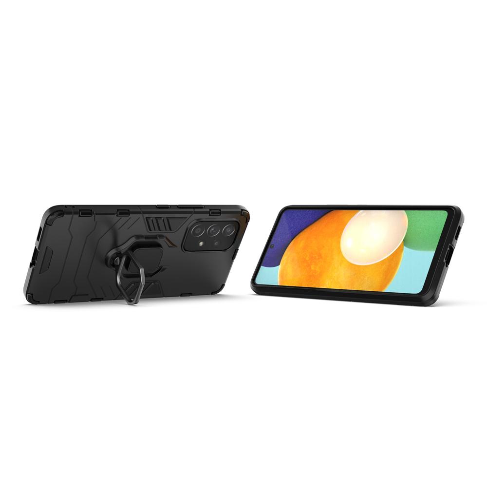 Ốp lưng dành cho Samsung A53 5G chống sốc iron man kèm nhẫn iring Bảo vệ camera và chống xem video tiện lợi