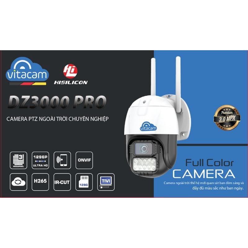 Camera Ngoài Trời Vitacam DZ3000 PRO - Hàng Chính Hãng