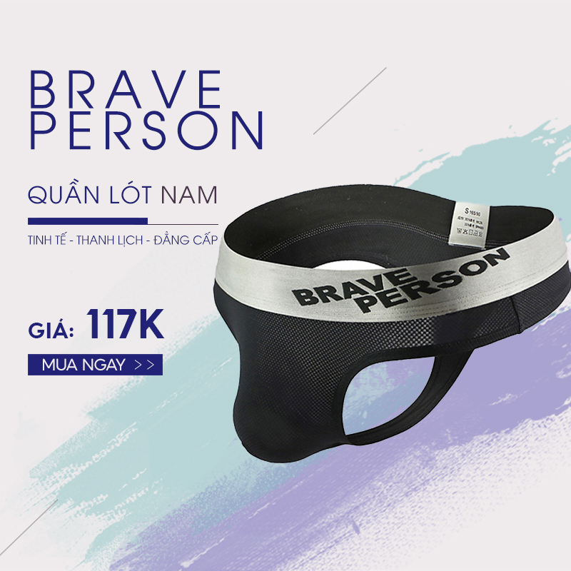 Quần Lót Nam Lọt Khe Brave Person B1177 - Thiết Kế Thời Trang Phong Cách Cá Tính