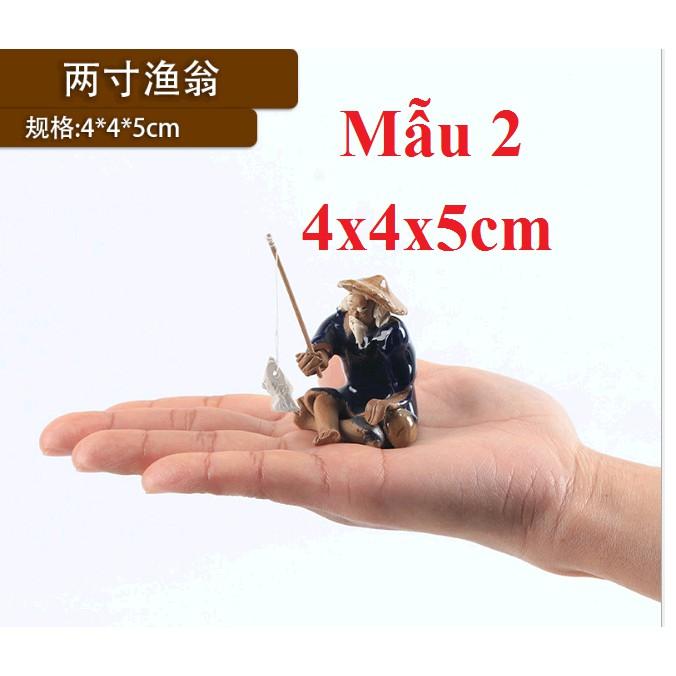 TIỂU CẢNH CỤ GIÀ CÂU CÁ - TIỂU CẢNH TRANG TRÍ - TRANG TRÍ - TƯỢNG TRANG TRÍ