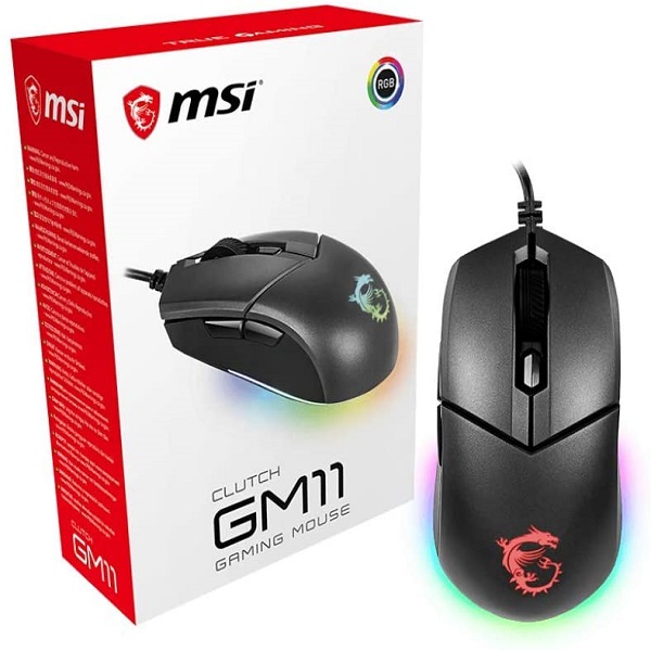 Chuột chơi game MSI Clutch GM11 - Hàng Chính Hãng