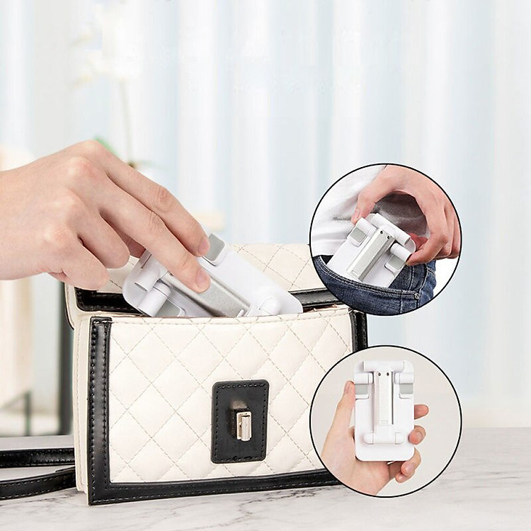 Giá Đỡ Điện Thoại Máy Tính Bảng Để Bàn Đa Năng Gấp Gọn Nhiều Màu Giao Ngẫu Nhiên, Livestream, Học Online Hàng Nhập Khẩu