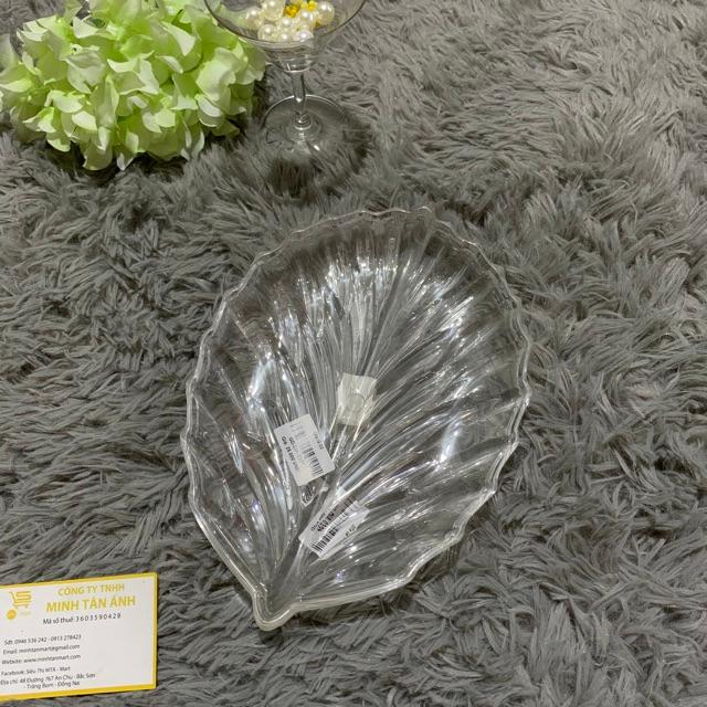 Dĩa hình chiếc lá màu trong suốt