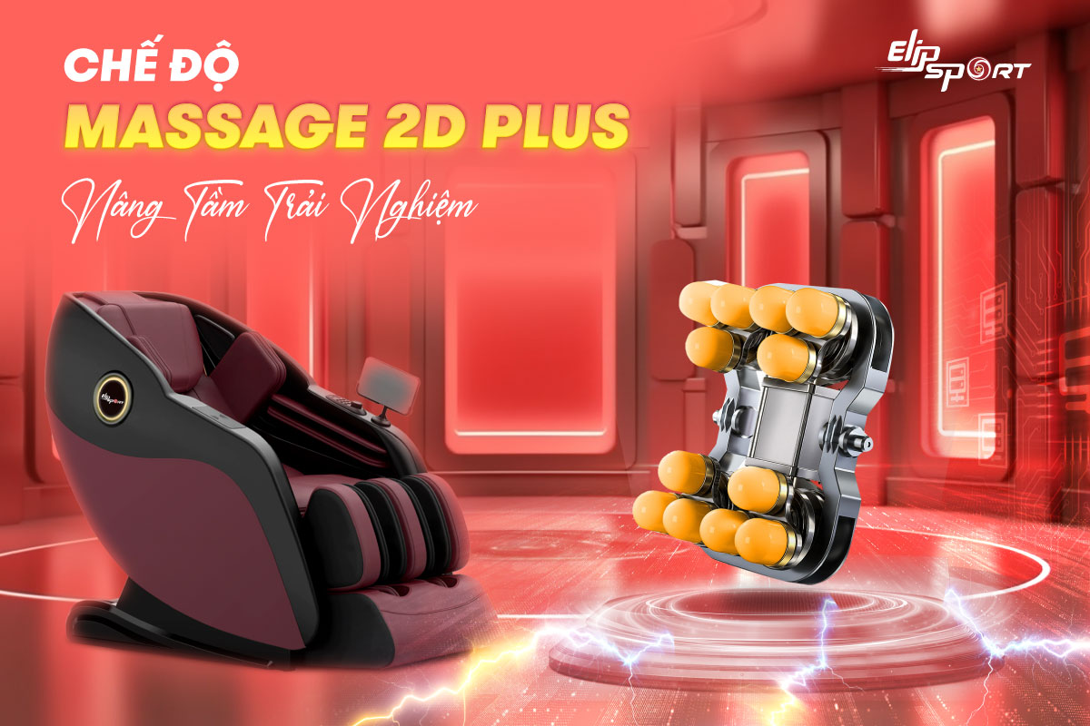 Ghế Massage Toàn Thân ELIP D5 Công nghệ 2D Plus