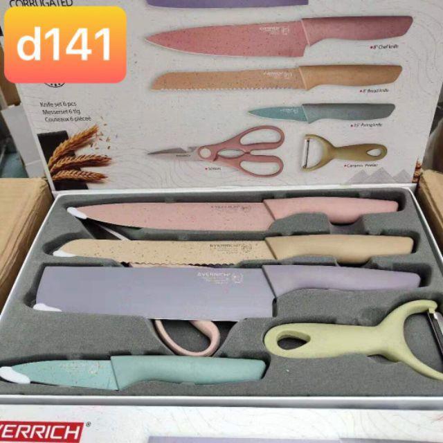 Bộ dao kéo 6 món kháng khuẩn, chống gỉ