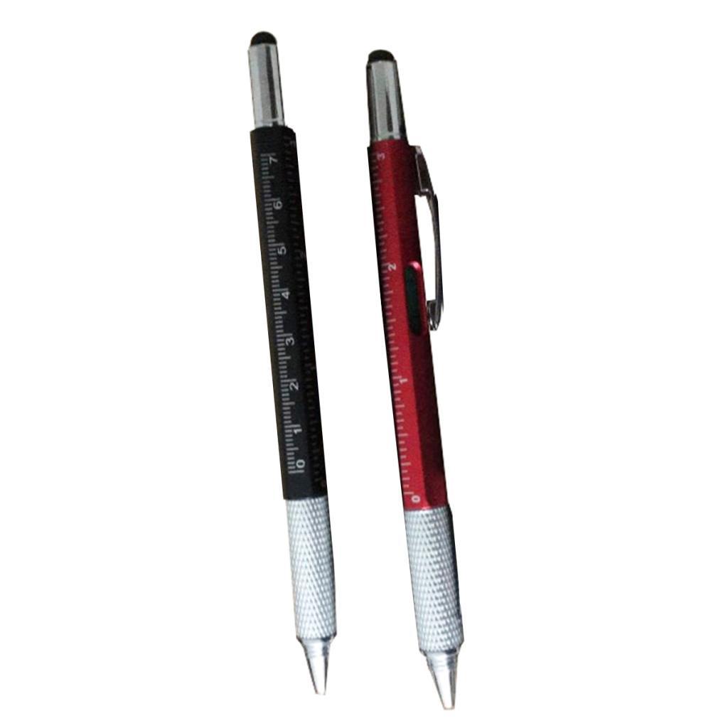 Capacitive Stylus Pen Touch Screen Pen for Samsung Apple Phone Black+Red