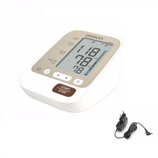 Máy đo huyết áp bắp tay Omron JPN600 + Tặng kèm 1 bộ đổi nguồn Omron