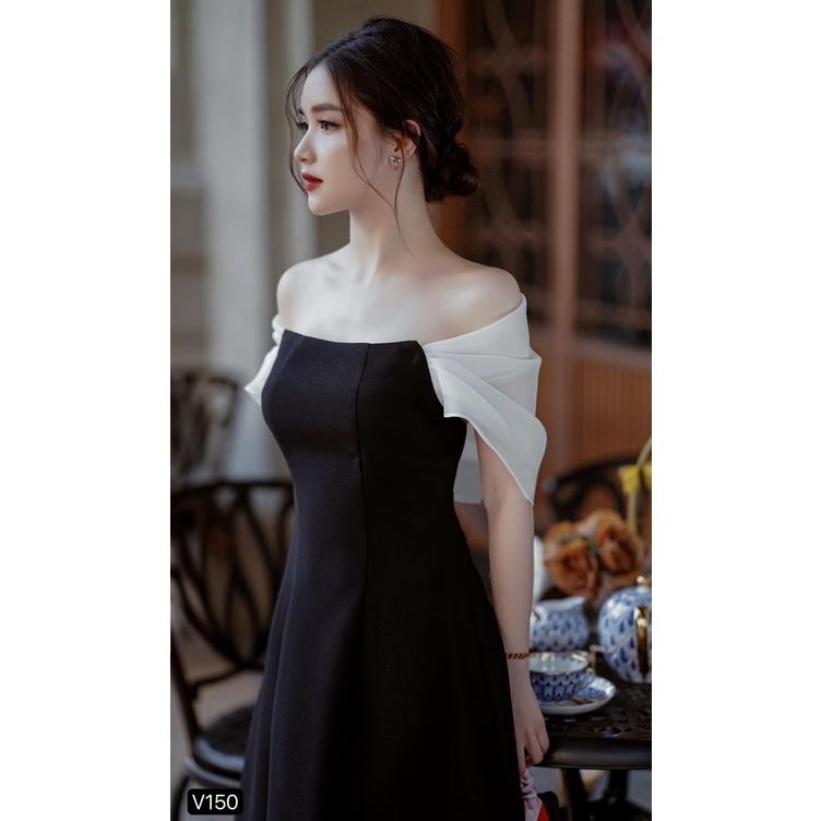 Đầm Dự Tiệc Sang Trọng Mina Dress Chất Liệu Tuyết Mưa Hàn - Váy Thiết Kế Thanh Lịch Đẳng Cấp