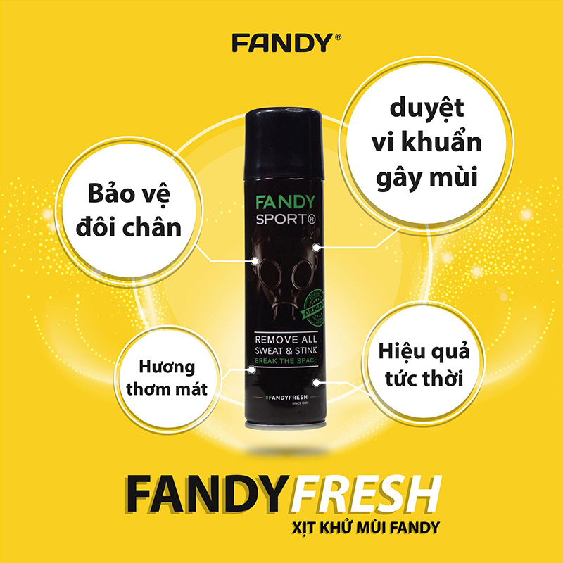 Bình xịt khử mùi Fandy