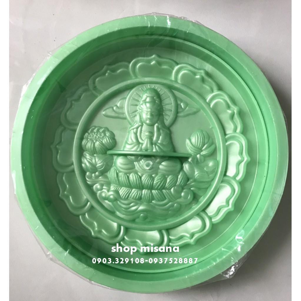 Khuôn bánh in, bánh trung thu hình phât bà quan âm 500gr