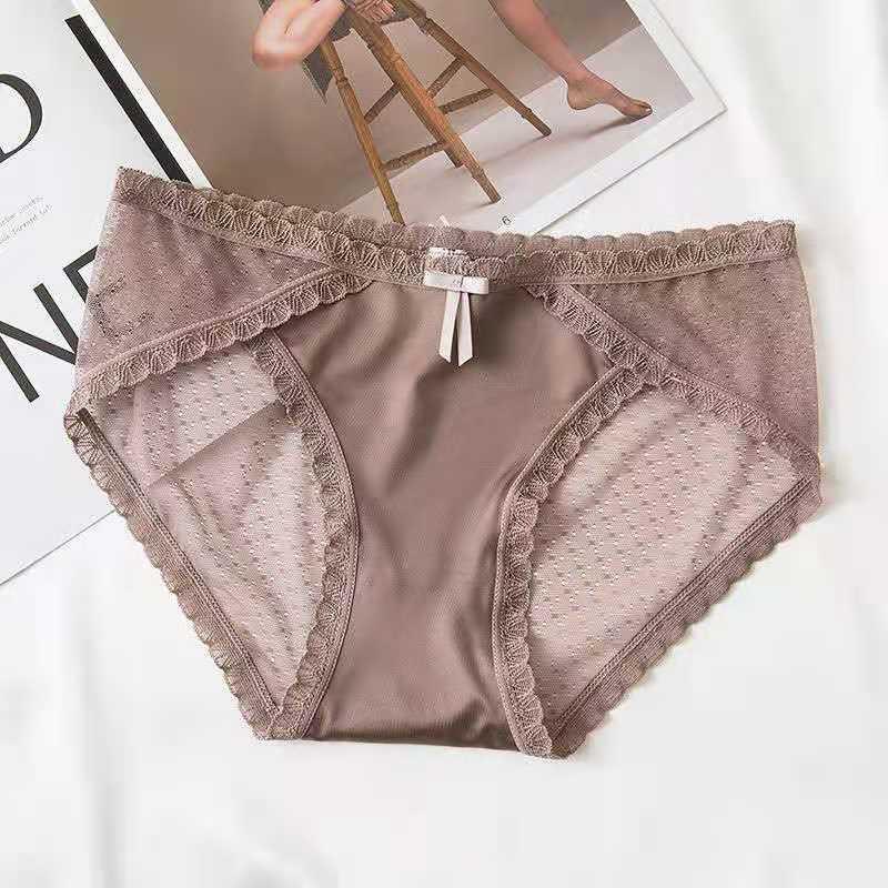 COMBO 5 QUẦN LÓT NỮ PHI LỤA PHỐI REN 838