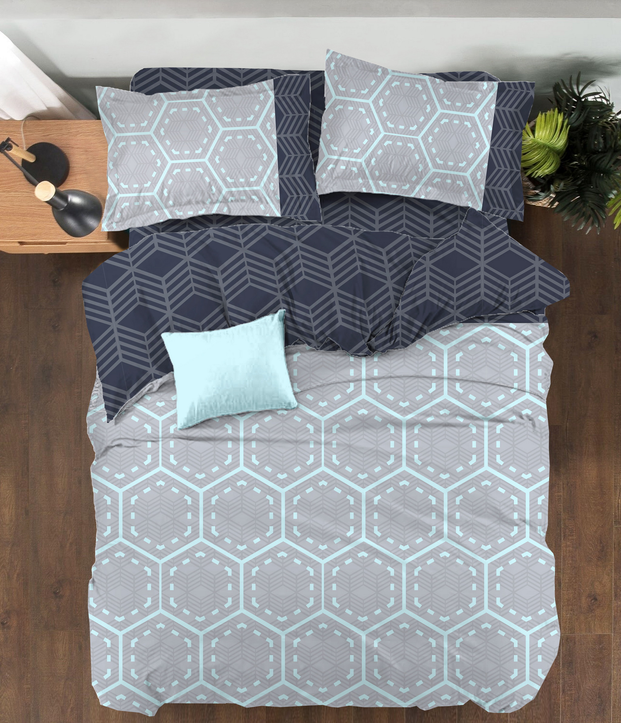 Bộ ga và vỏ gối Studio One Arte MicroXT Sateen, gồm 4 món