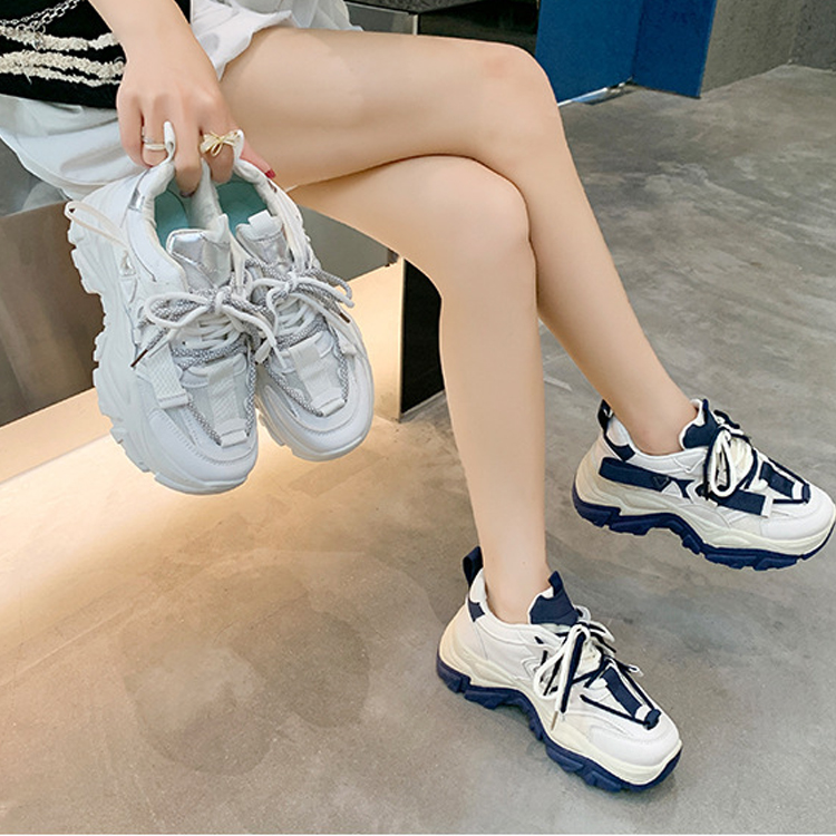 Giày thể thao nữ GEMI - giày ullzzang màu Xanh- Trắng, Êm chân, phù hợp đi làm, đi chơi - M7269