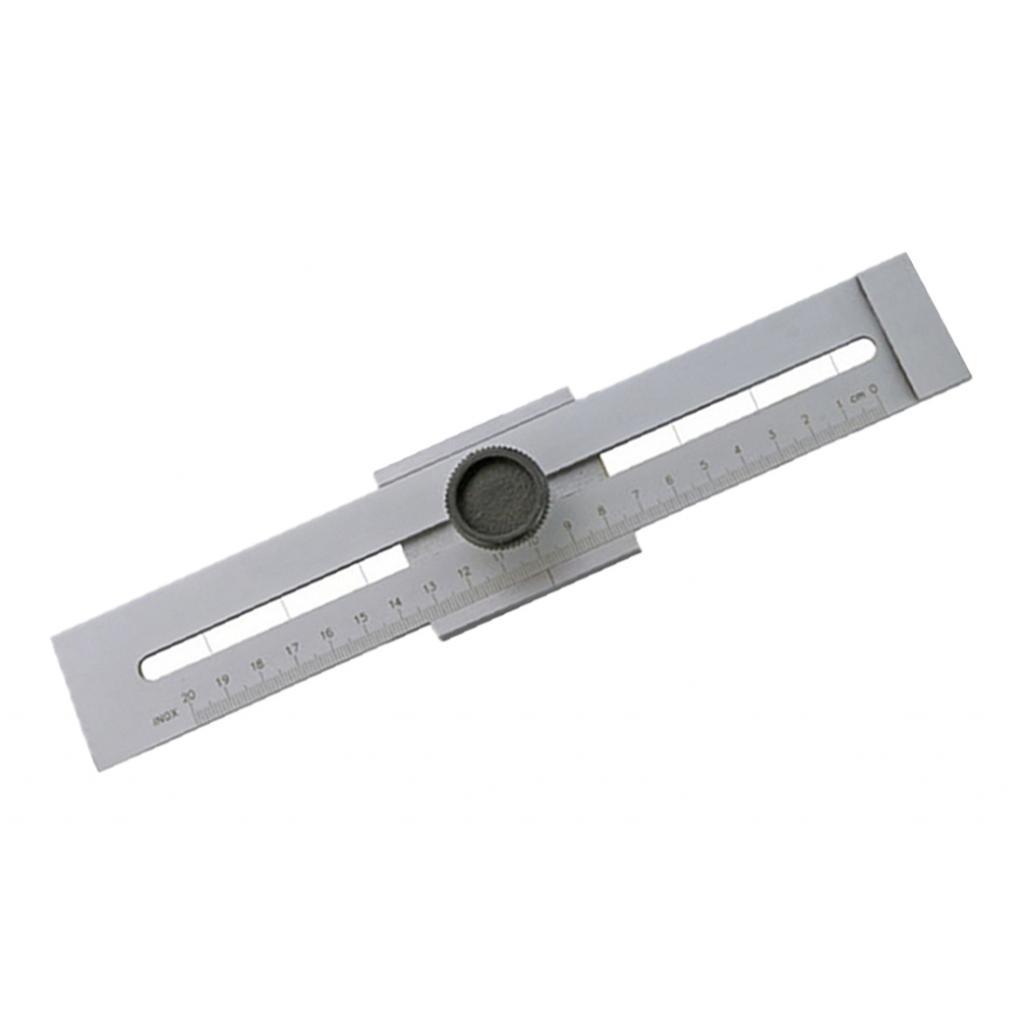 Straight Guide Rule Woodworking Scribing Device Ruler Hmoe Measuring Tool