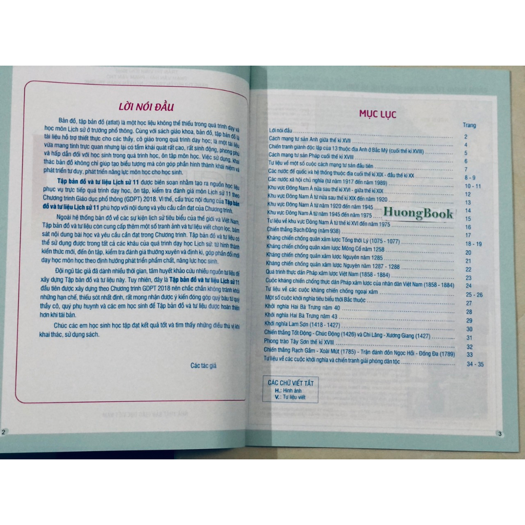Sách - Tập Bản Đồ và tư liệu lịch sử 11 - ĐN