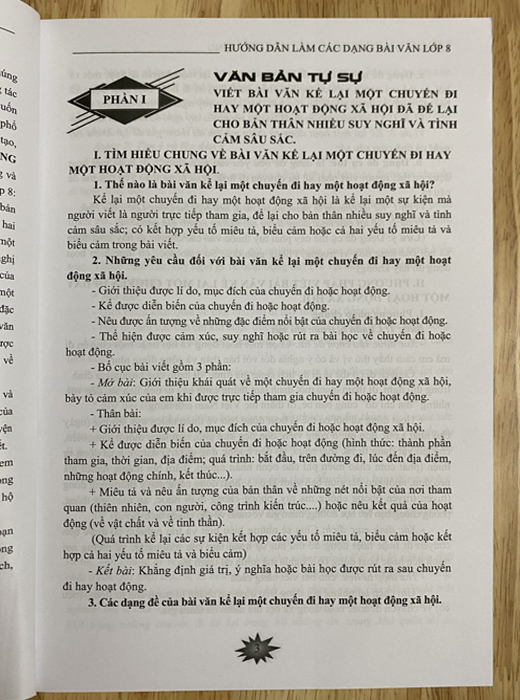 Hướng dẫn làm các dạng bài văn lớp 8 - Theo chương trình giáo dục phổ thông mới (Dùng chung cho cả ba bộ sách: Kết nối tri thức với cuộc sống - Chân trời sáng tạo - Cánh diều)