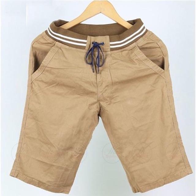 Quần Short Nam Lưng Thun Chất Kaki