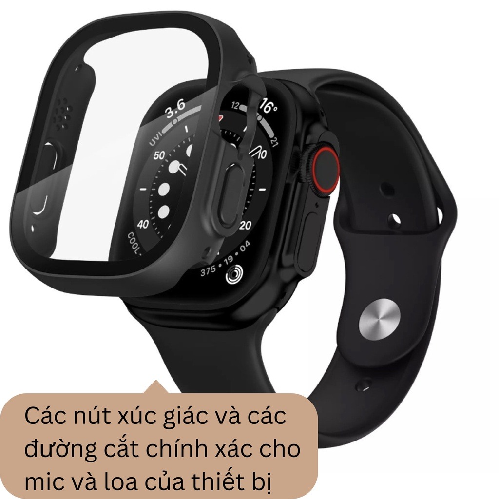 Vỏ Ốp Case Cường Lực Curved Glass Dành Cho Đồng Hồ Apple Watch Ultra / Apple Watch Series - Art House x Kai.N - Hàng chính hãng