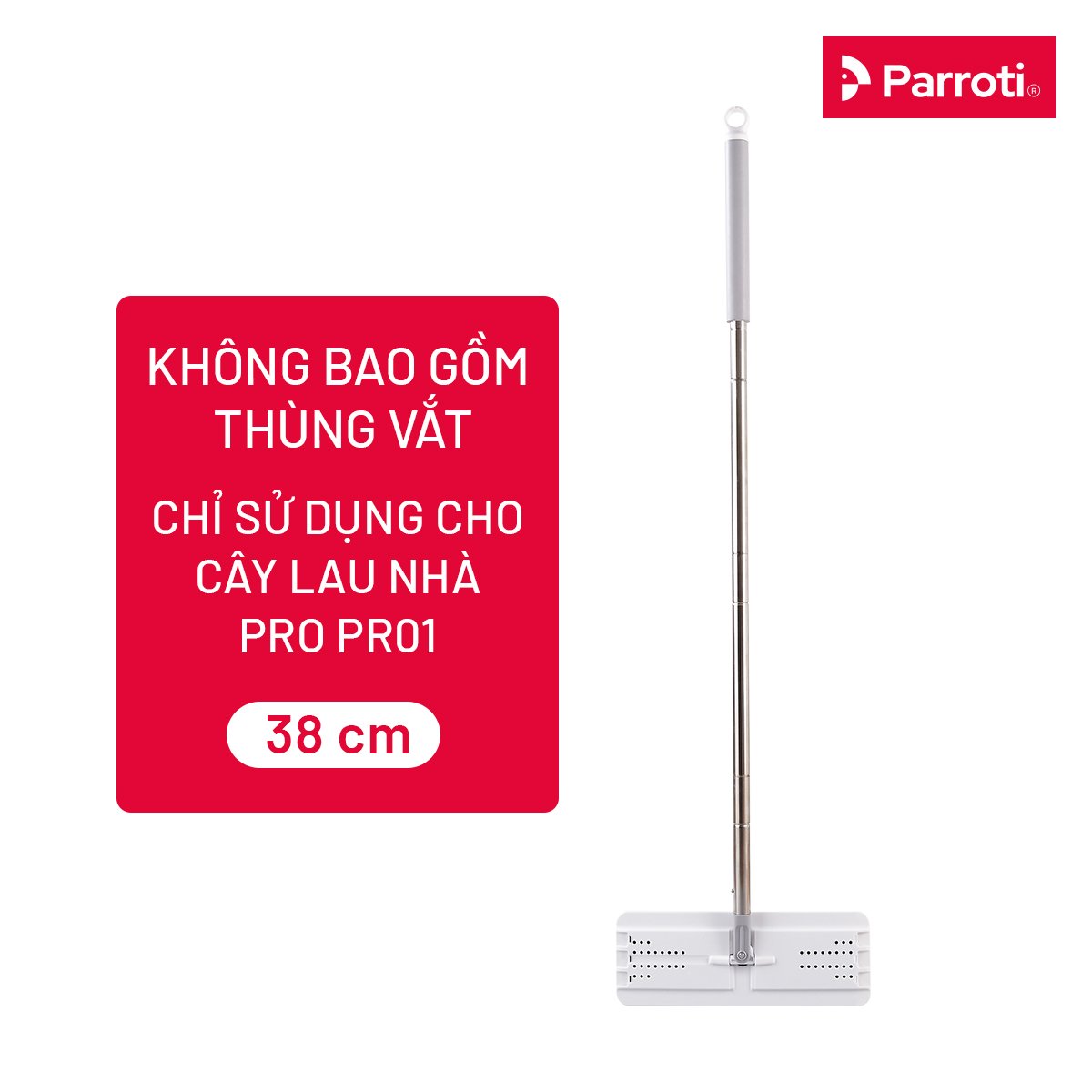 Cây lau nhà thay thế bộ lau nhà PX01 (Không bao gồm thùng vắt) - Parroti MOP-PX01