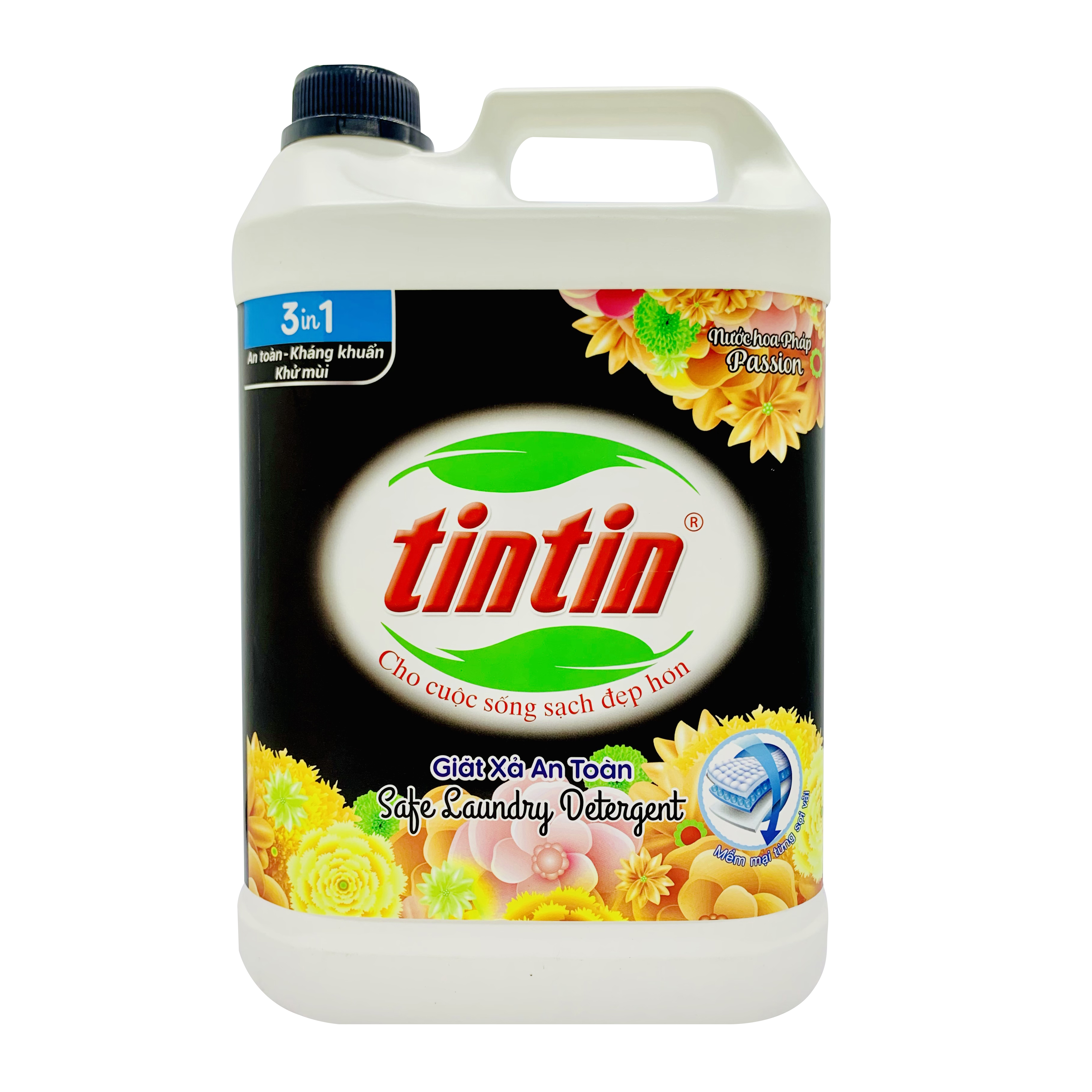 Nước giặt xả an toàn 5kg tintin