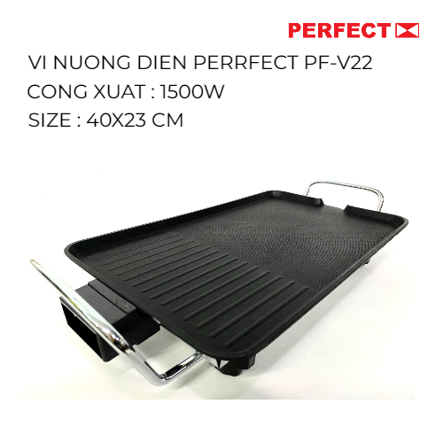 VỈ CHIÊN NƯỚNG PERFECT 1500W Hàng Chính Hãng