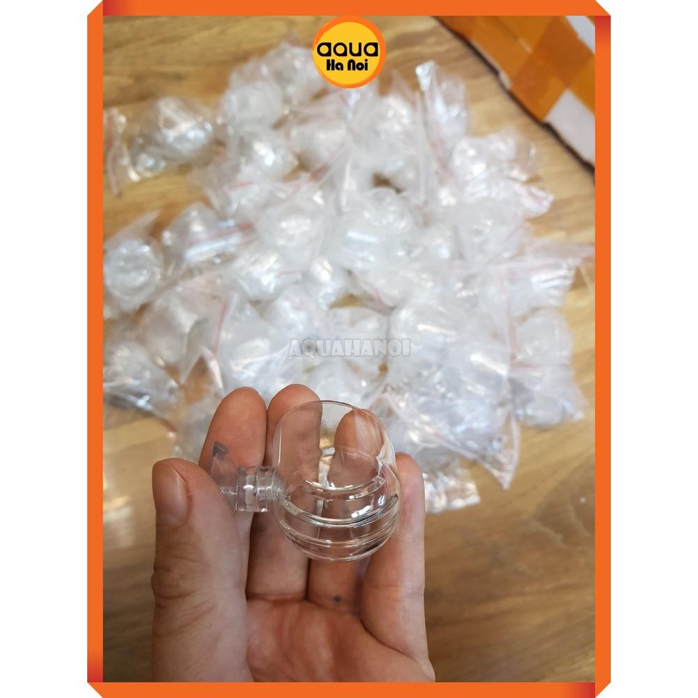 Cốc mica đựng giun trùn chỉ cho cá ăn - dán hồ kính