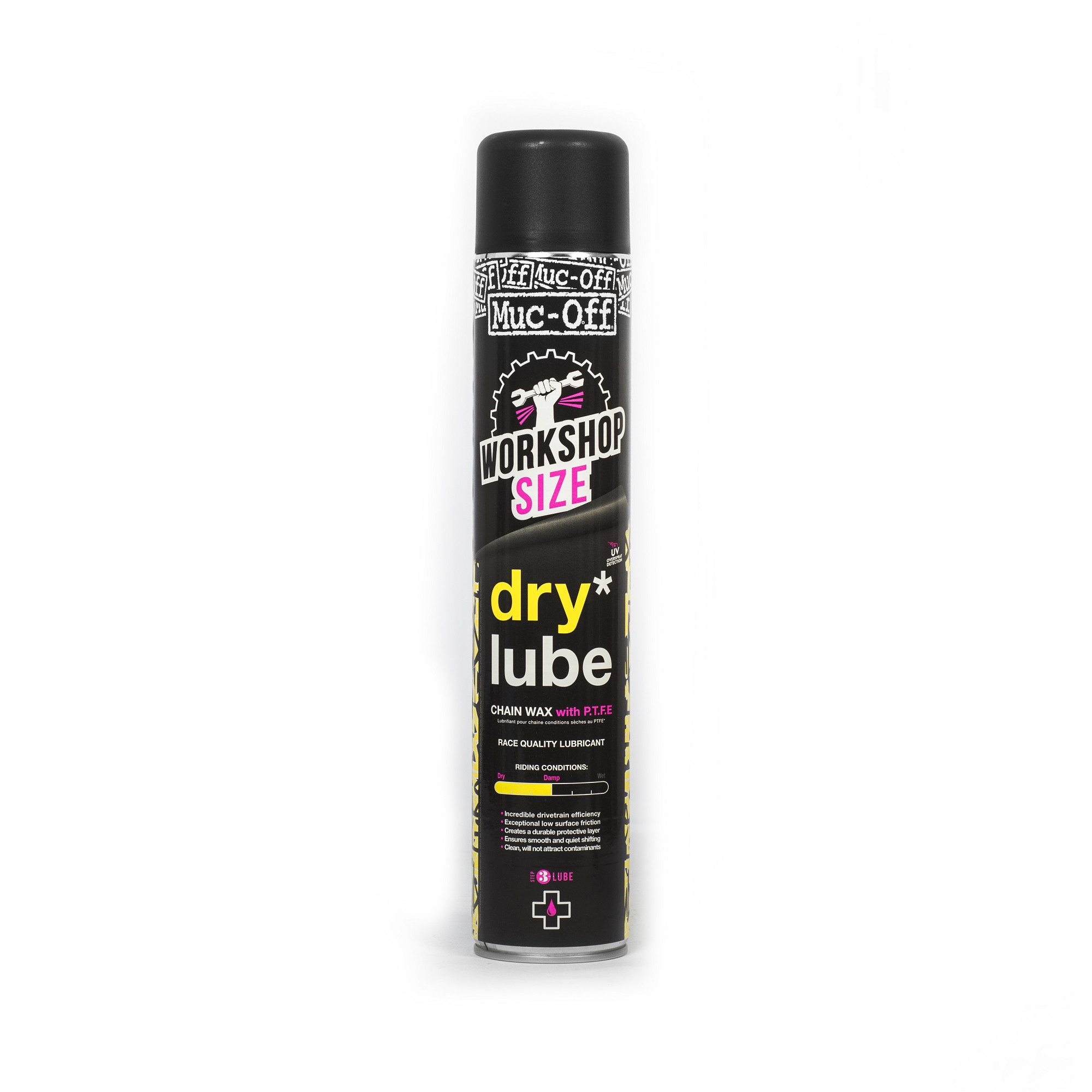 Nhớt Khô Xịt Sên Nền Sáp Muc Off Dry Lube Chain Wax, Workshop Size, 750ml