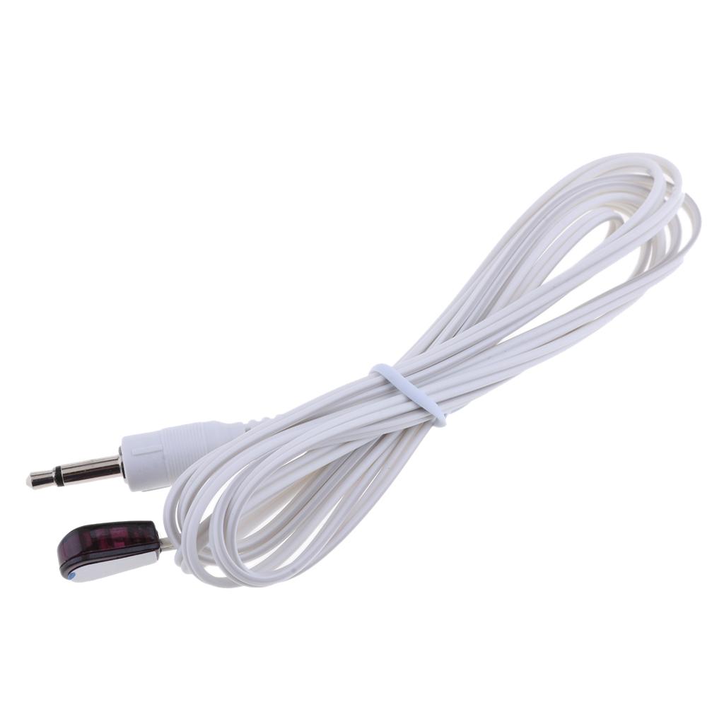 Universal 1.5Meter IR Emitter Cable Infrared Receiver Extension Cable Video System White