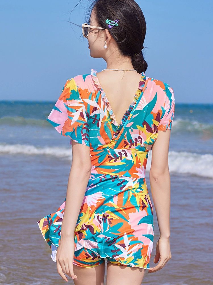 Đồ bơi nữ kiểu váy liền thân bikini 1 mảnh tôn dáng che khuyết điểm có sẵn mút ngực quần đùi
