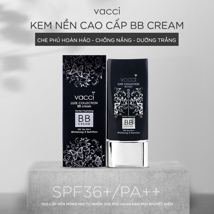 KEM PHẤN TRANG ĐIỂM CAO CẤP DƯỠNG TRẮNG DA THẾ HỆ MỚI BB CREAM DẠNG TUÝP SPF36+PA++