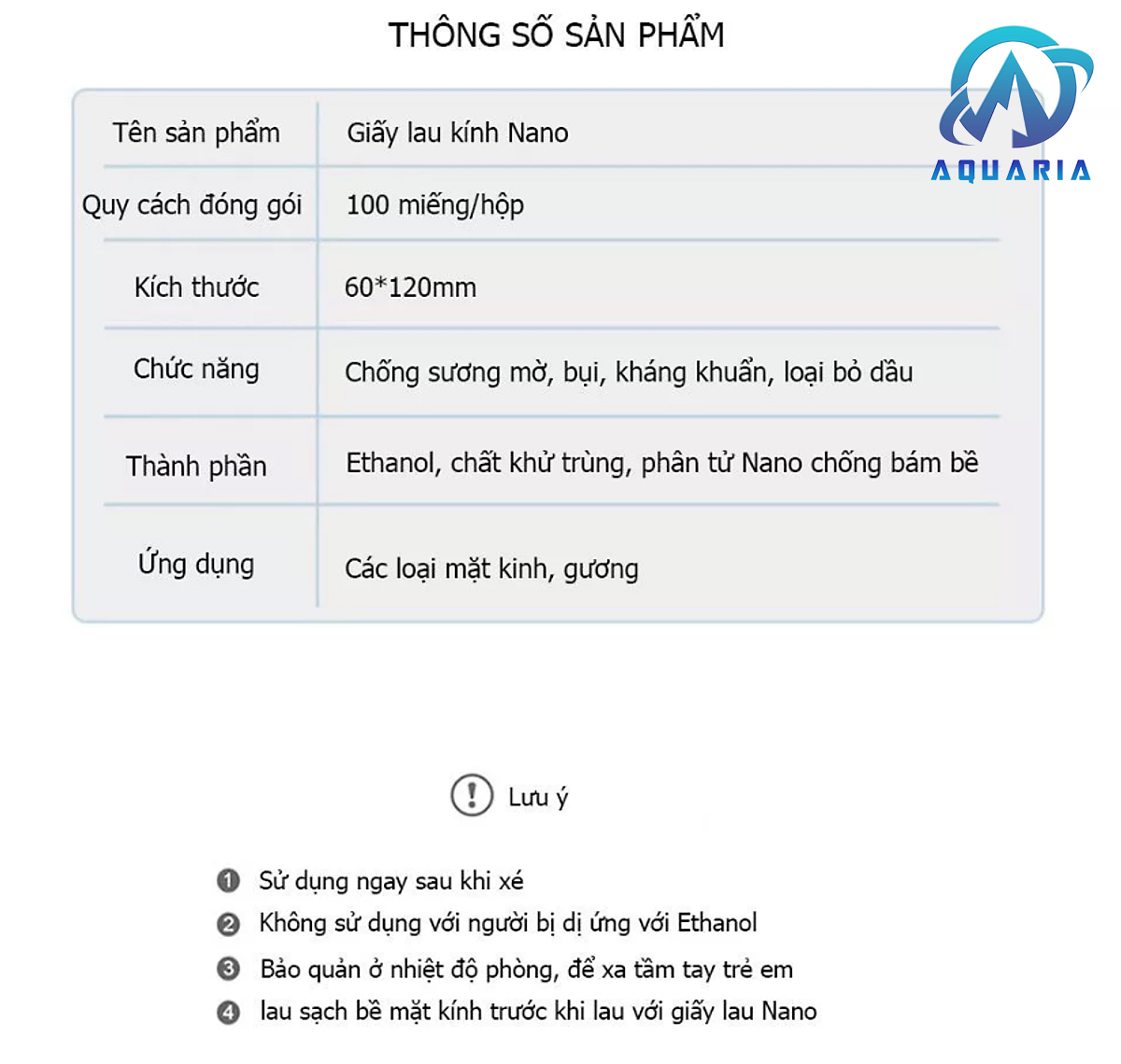 Khăn Lau Kính Nano Hộp 100 Miếng Giấy Lau Kính Chống Bám Hơi Nước, Lau Sạch Vân Tay Bụi Bẩn