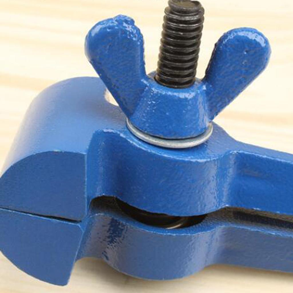 2 Pieces Blue Hand Held Hobby Mini Vise for Jewelry Making Tool 12cm/16cm