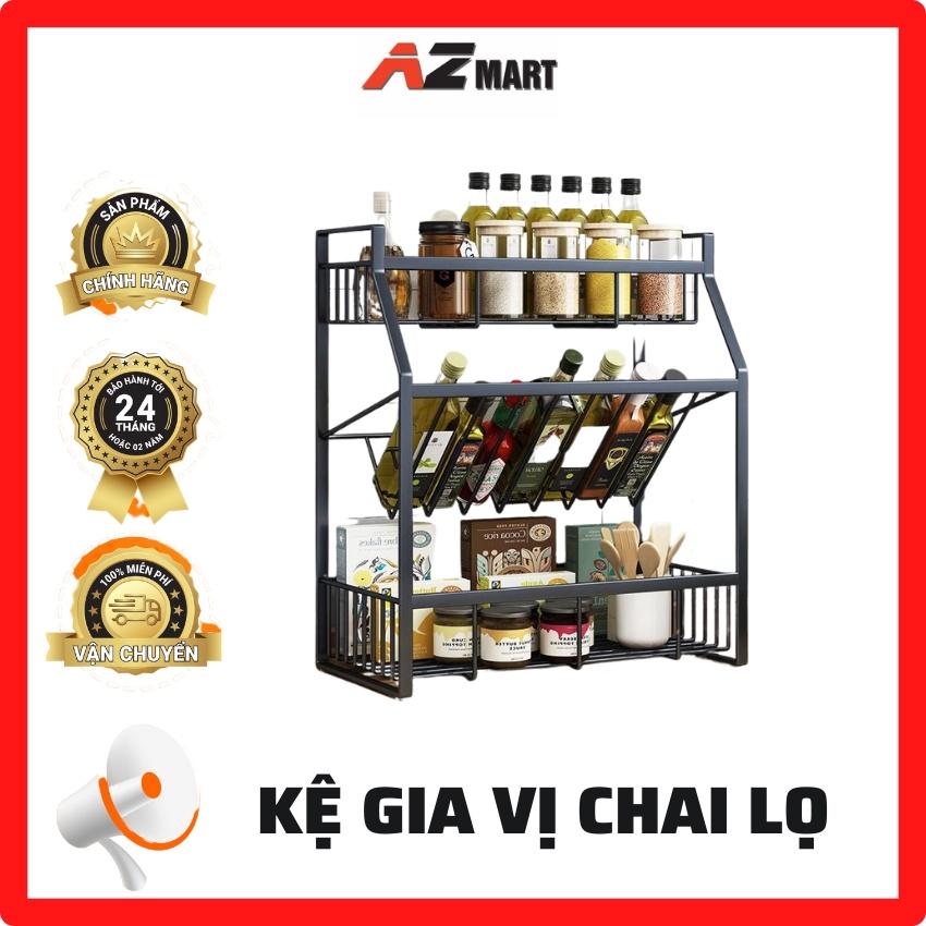 Kệ Nhà Bếp Kệ Gia Vị - Kệ Để Đồ Nhà Bếp Sơn Tĩnh Điện 3 Lớp Cao Cấp Mẫu Mới 2021